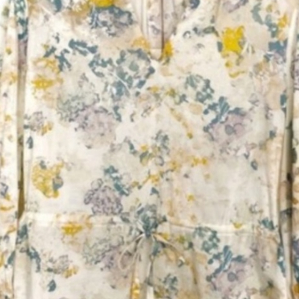Floral peplum style top from Target